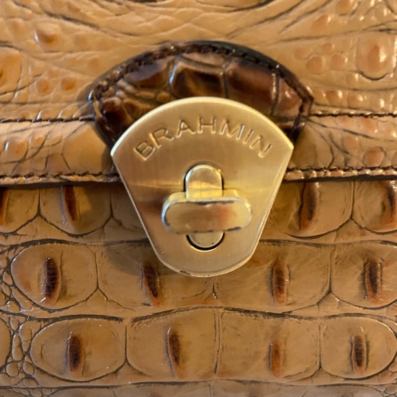 Brahmin Vintage Leather bag in Toasted Almond - Picture 5 of 14